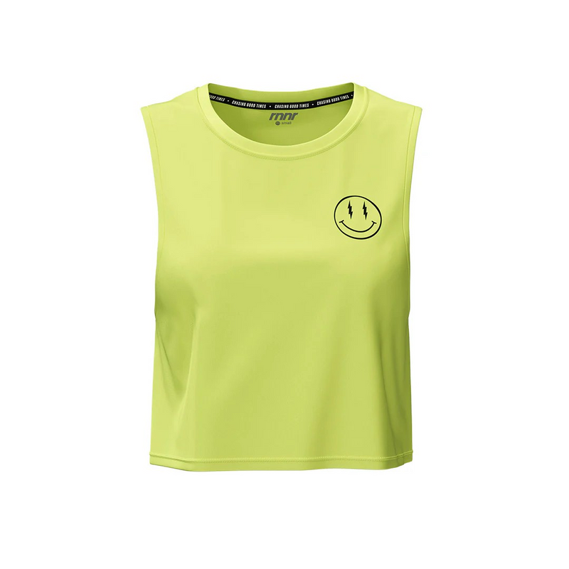 Womens Muscle Tee - Sunny Lime