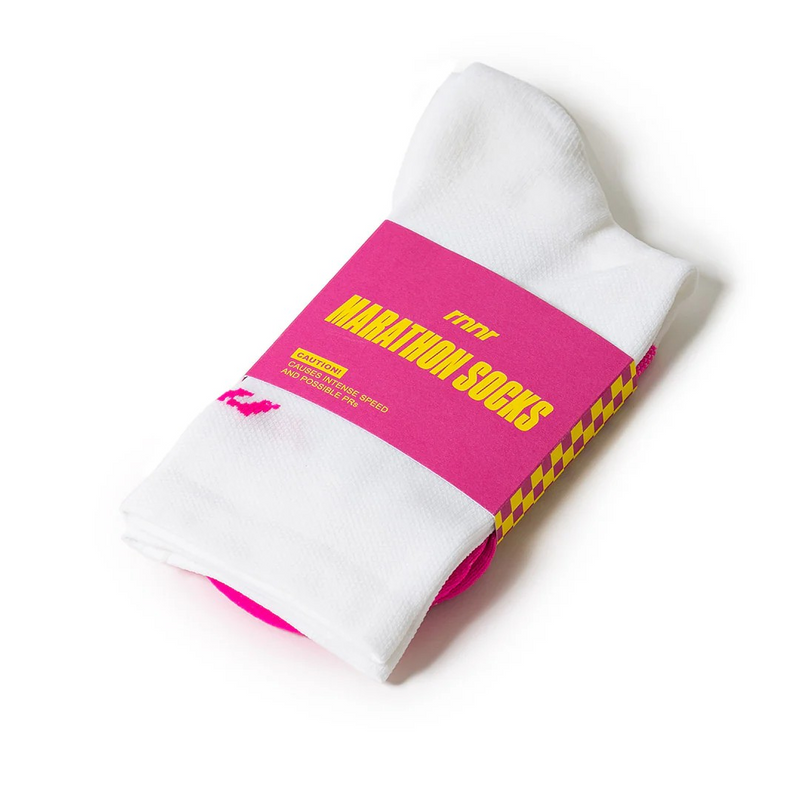 rnnr Marathon Crew Sock - Freshman White